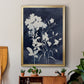 Indigo Botanical II Revisited - Modern Framed Canvas Print