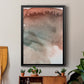 Red Ochre Abstract IV - Modern Framed Canvas Print