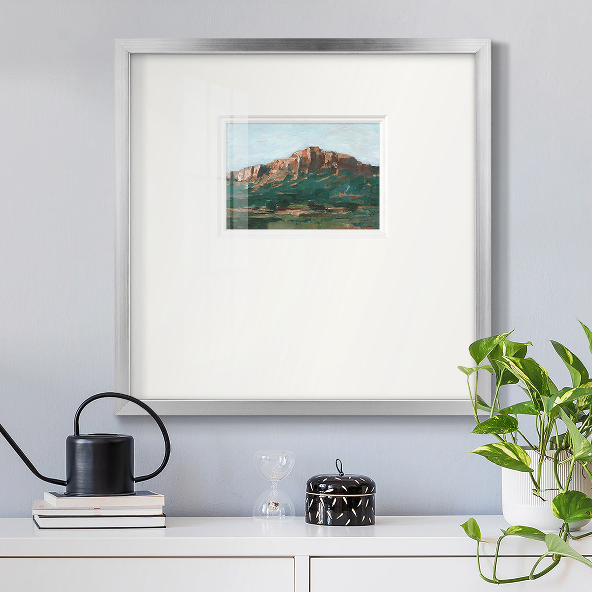 Heading West II Premium Framed Print Double Matboard