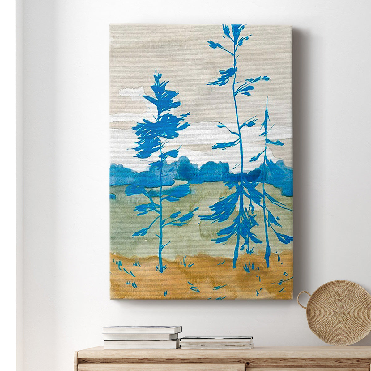 Cerulean Spruce II - Canvas Art Print