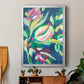 Blue Tropics III - Modern Framed Canvas Print