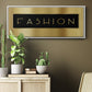 Gold Fashion - Floater Framed Canvas Print