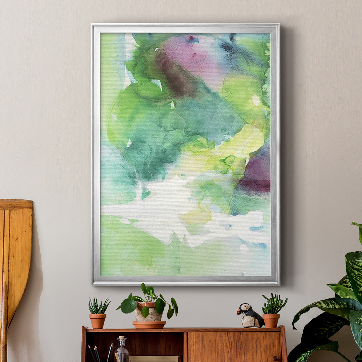 Rising Above IV - Modern Framed Canvas Print