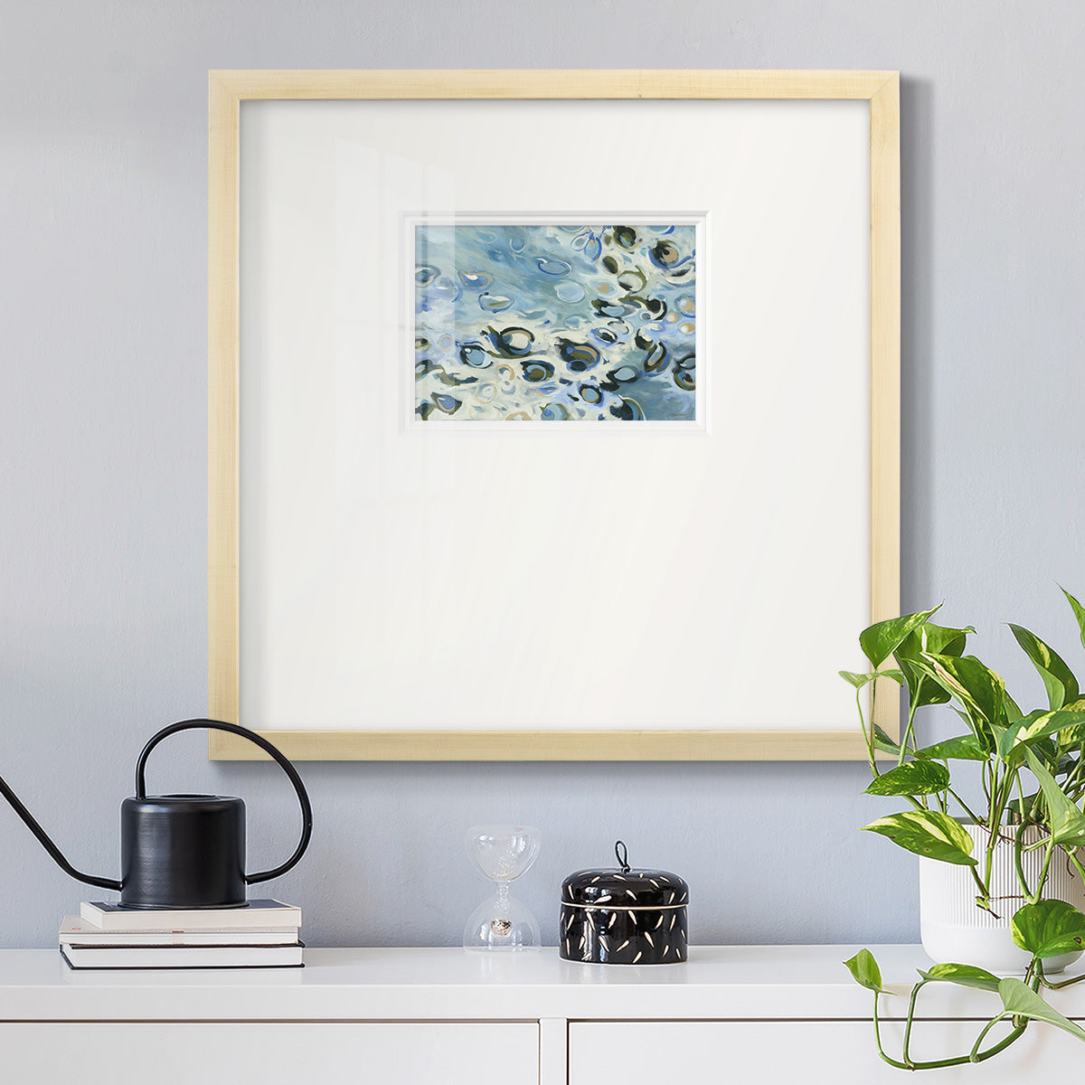 Washed Ashore- Premium Framed Print Double Matboard