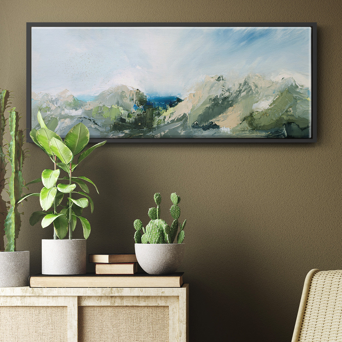 Nature's Peace II - Floater Framed Canvas Print
