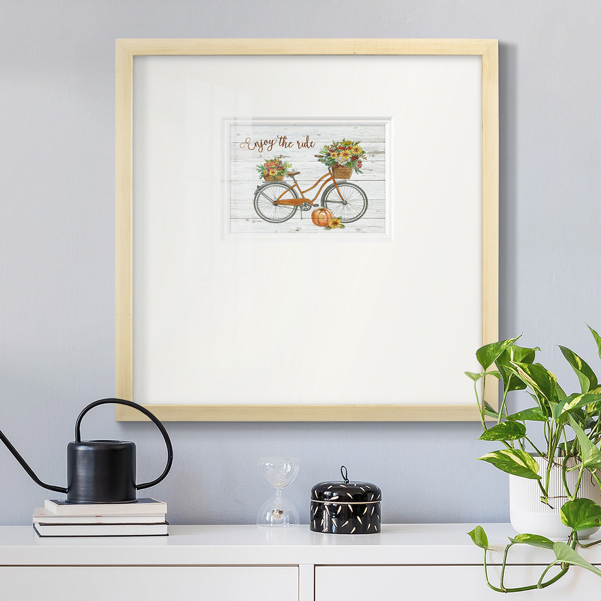 Harvest Bike Premium Framed Print Double Matboard