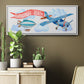 Dream Big Airplane - Floater Framed Canvas Print