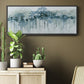 Blue Birch Morning - Floater Framed Canvas Print
