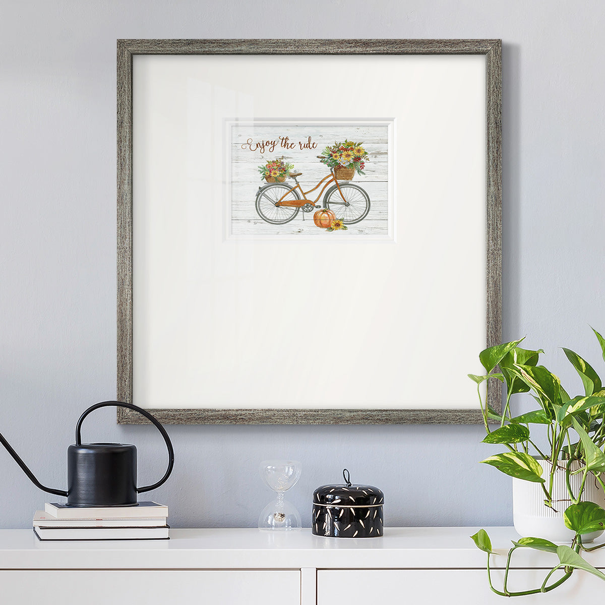 Harvest Bike Premium Framed Print Double Matboard