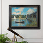 The Road Bridge At Argenteuil - Ornate Framed Canvas Print