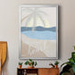 Beach Day - Modern Framed Canvas Print