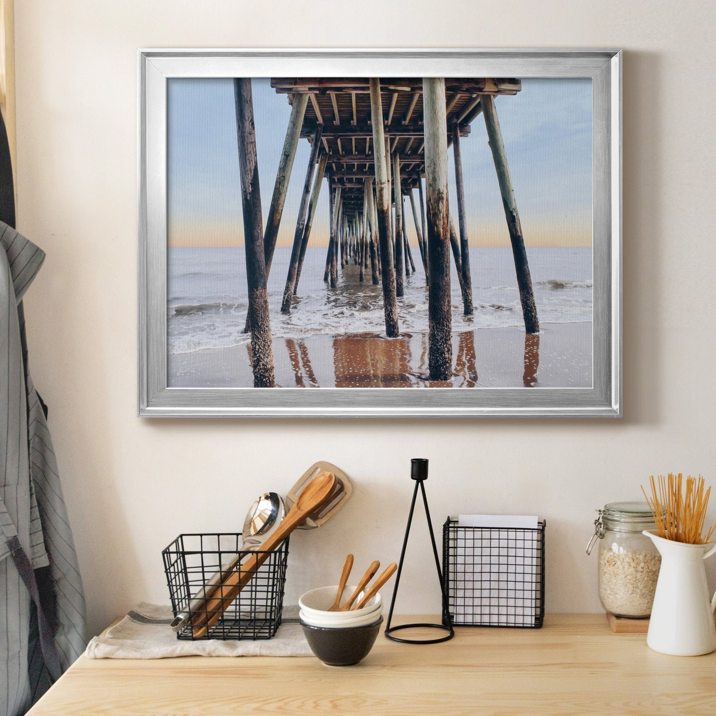 Under the Pier Premium Classic Framed Canvas - Ready to Hang