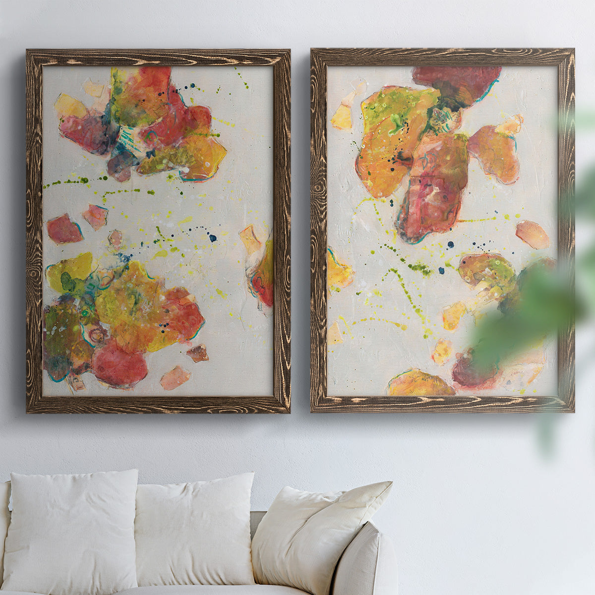 Attracting Love I - Premium Framed Canvas 2 Piece Set - Ready to Hang