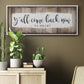 Y'all Come Back Now - Floater Framed Canvas Print