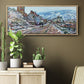 Road to Vétheuil in Winter - Floater Framed Canvas Print