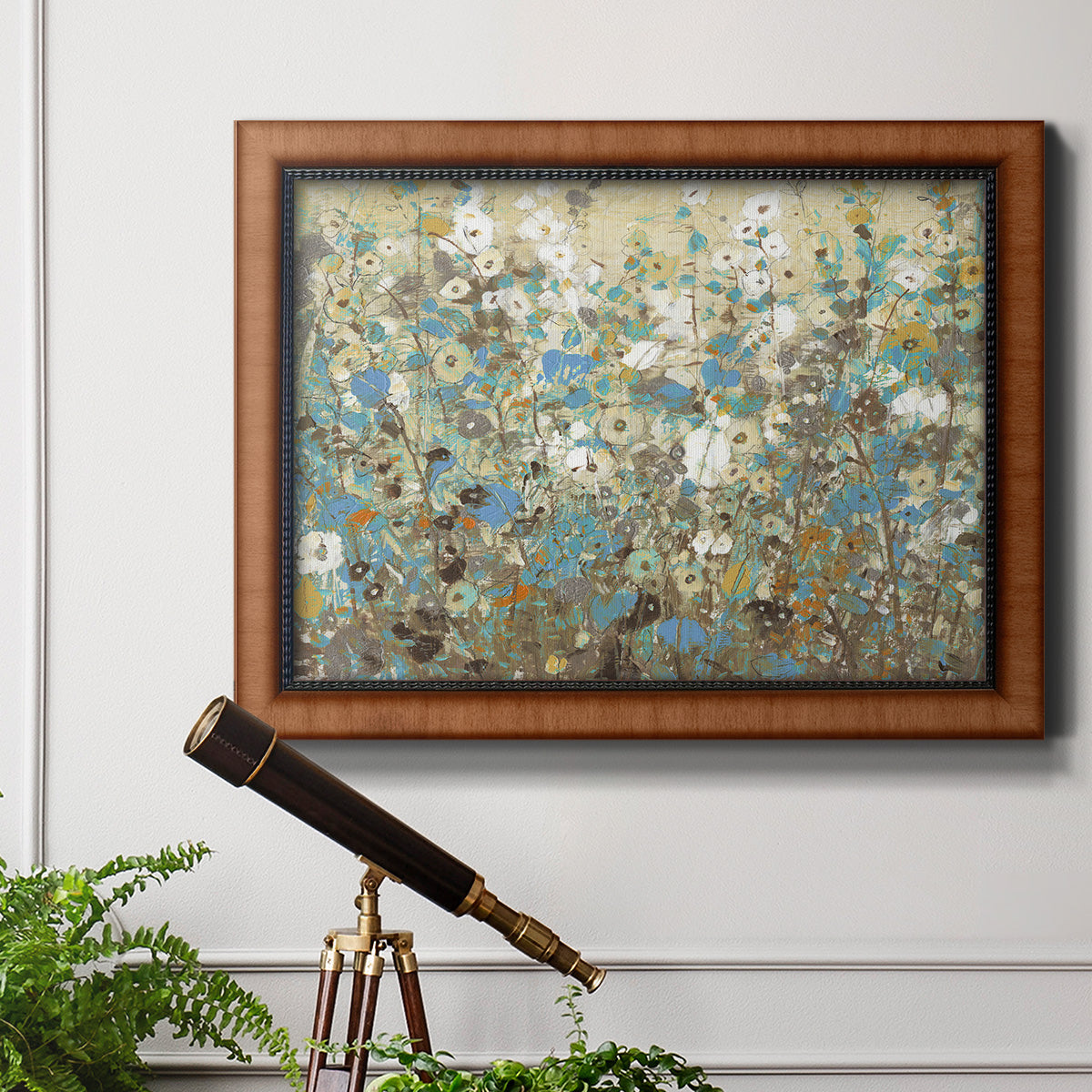 Flowering Vines I Premium Framed Canvas- Ready to Hang