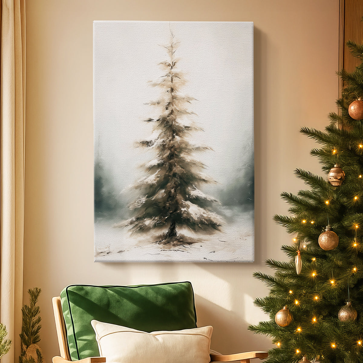 Pines of Silver Serenade - Canvas Art Print