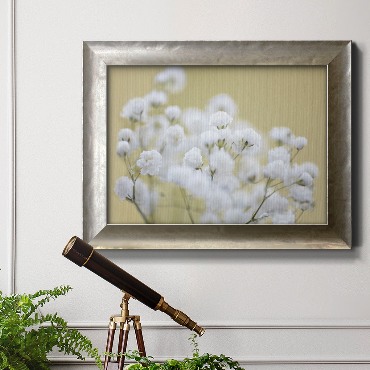 Baby's Breath Study III Premium Framed Canvas- Ready to Hang