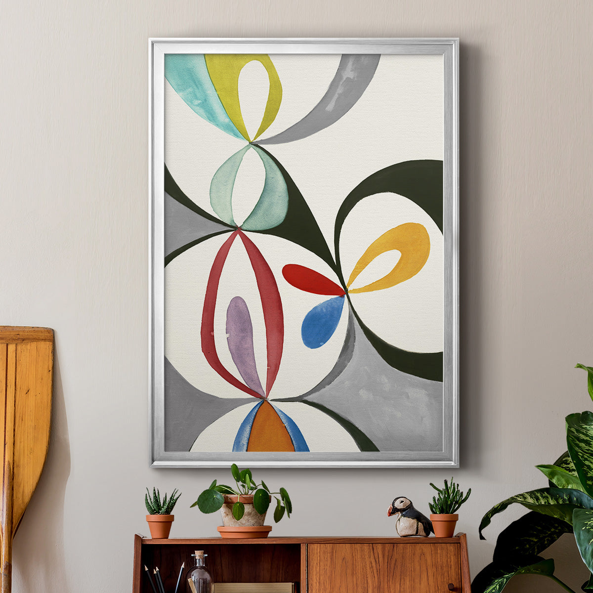 Magic Tricks III - Modern Framed Canvas Print