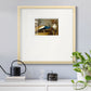 Golden Peacock v Premium Framed Print Double Matboard