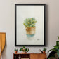 Succulent II - Modern Framed Canvas Print