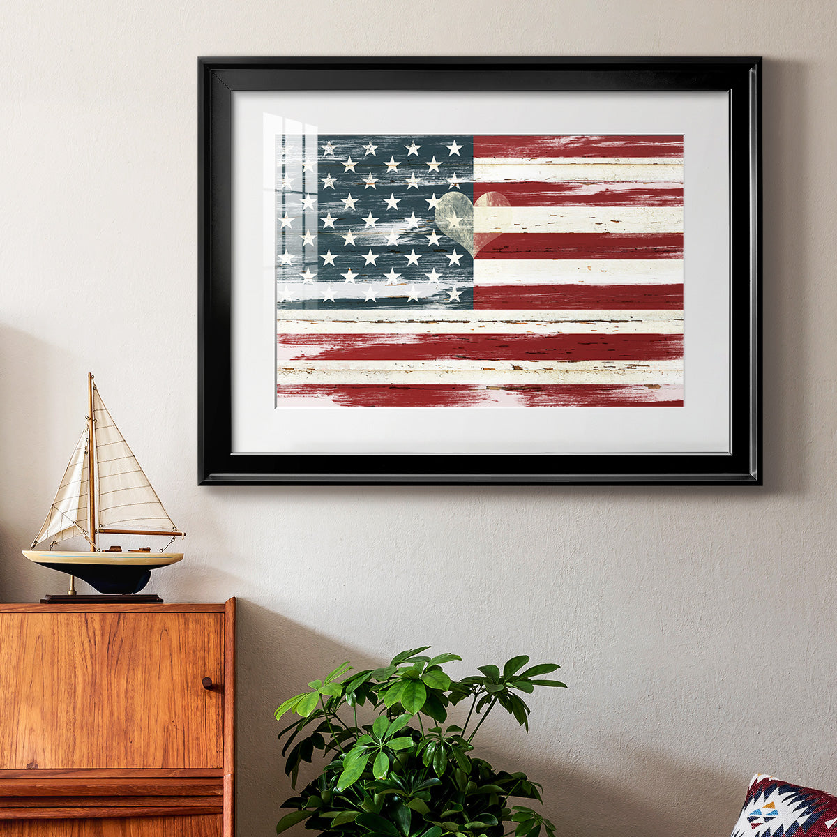 Heart of America Premium Framed Print - Ready to Hang