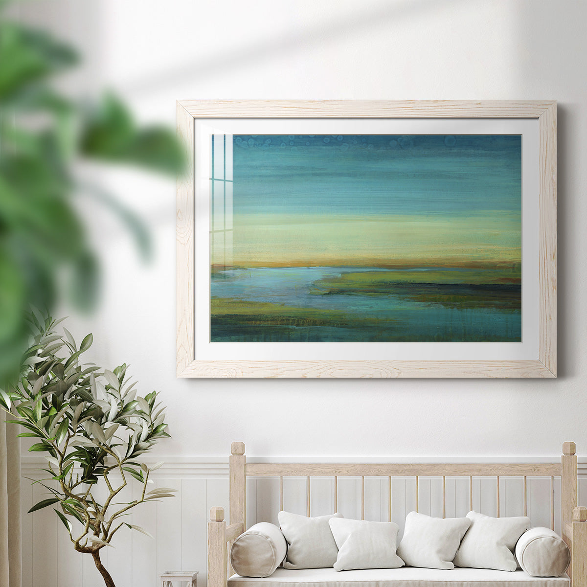 The Flow - Barnwood Framed Art Print