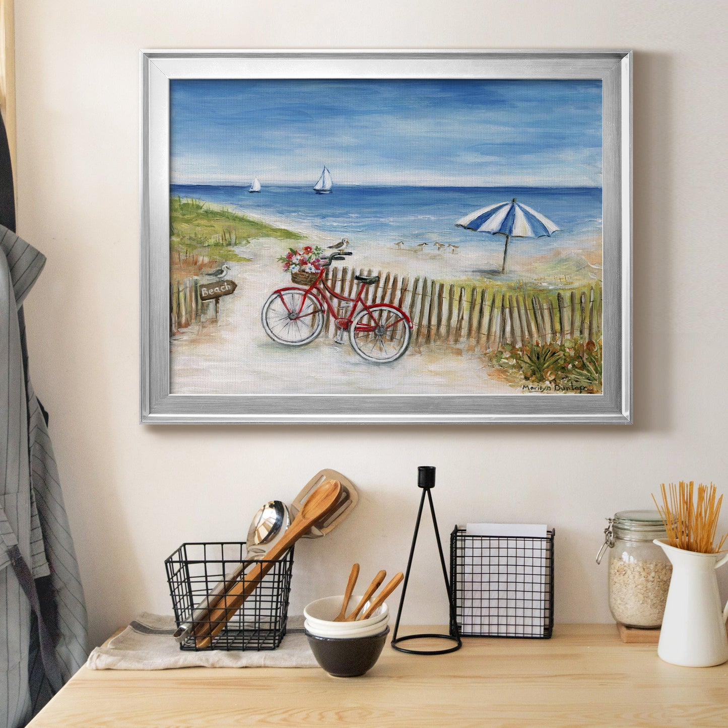 Beach Ride II Premium Classic Framed Canvas - Ready to Hang