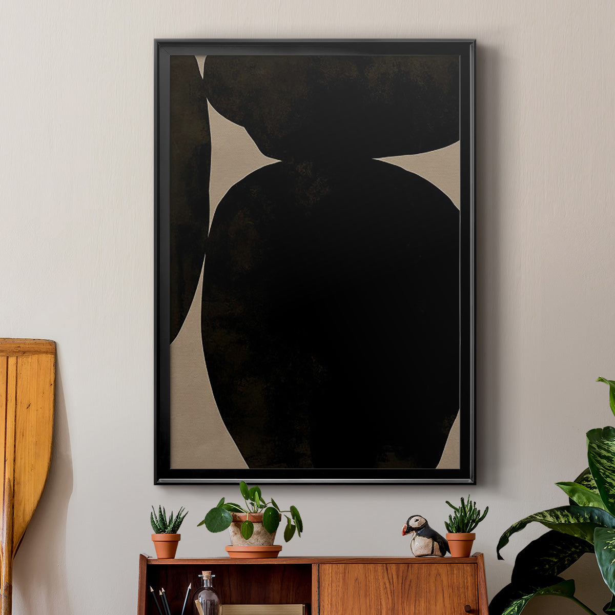 Heirloom Orbs II - Modern Framed Canvas Print