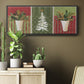 Holiday Greenery - Floater Framed Canvas Print