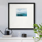 Azure Rising I Premium Framed Print Double Matboard