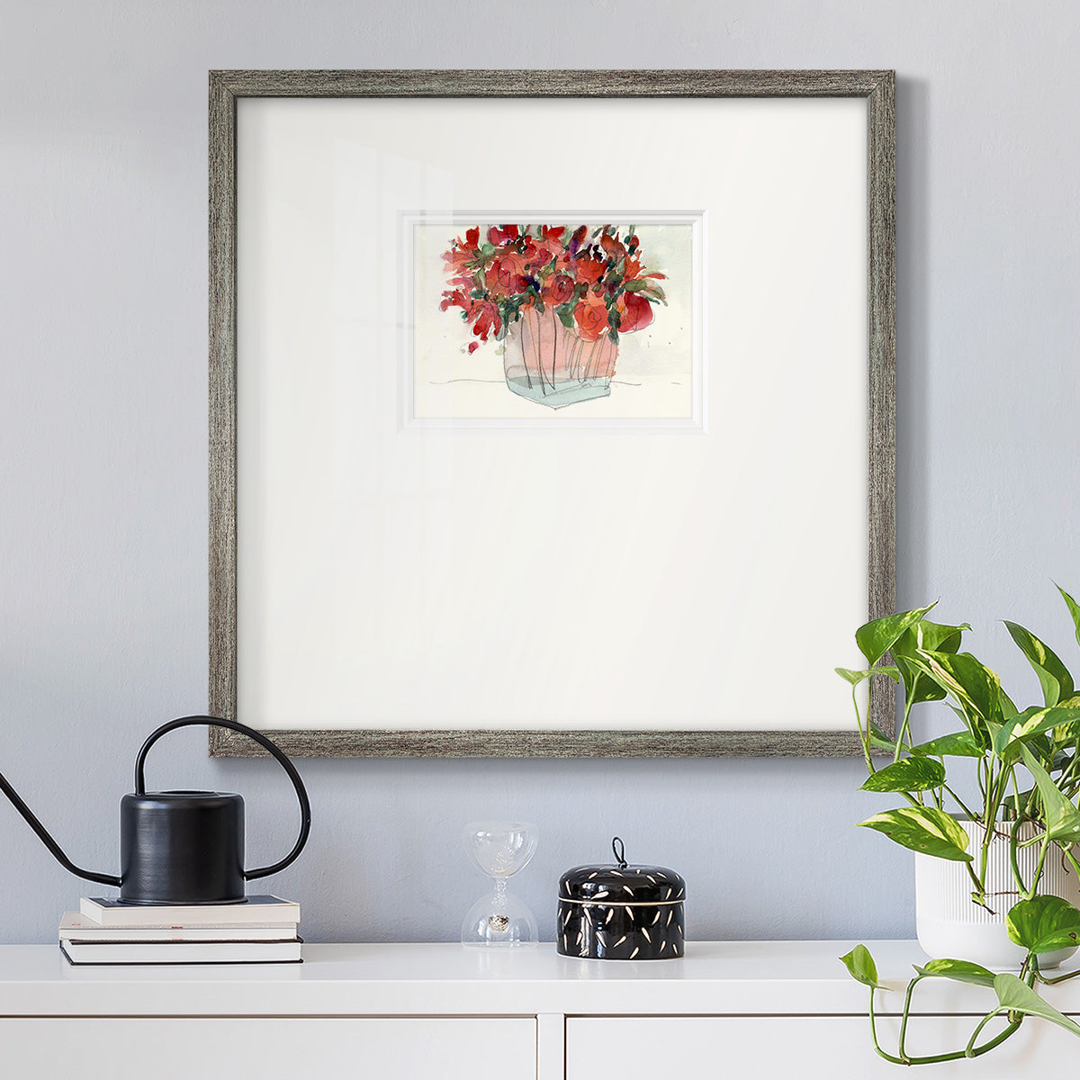 The Small Bunch II Premium Framed Print Double Matboard