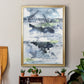 Blue Memories II - Modern Framed Canvas Print