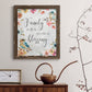 Spring Bird Blessing - Barnwood Framed Canvas Print