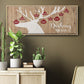 Dashing Through The Snow - Floater Framed Canvas Print