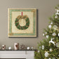 Raffia Wreath I-Premium Gallery Wrapped Canvas - Ready to Hang