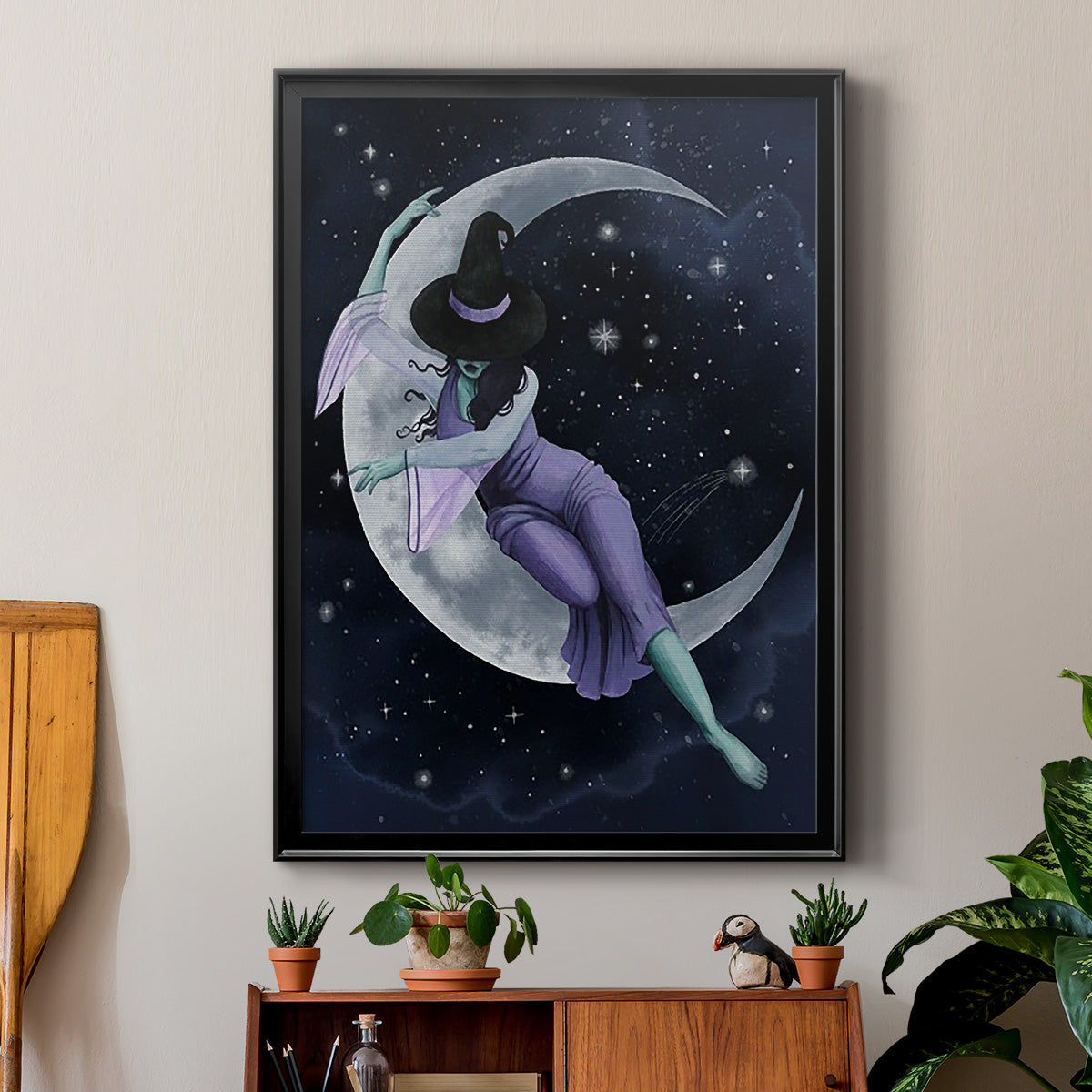 Star Sorceress II - Modern Framed Canvas Print