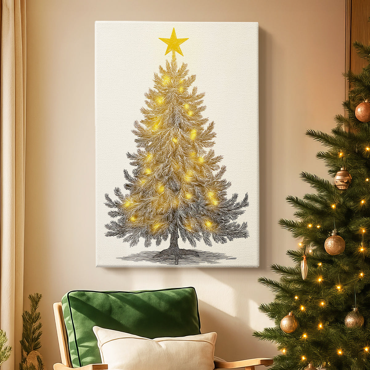 Gilded Chapel Chapel - Canvas Art Print