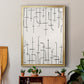 Vertical Arrangement I - Modern Framed Canvas Print