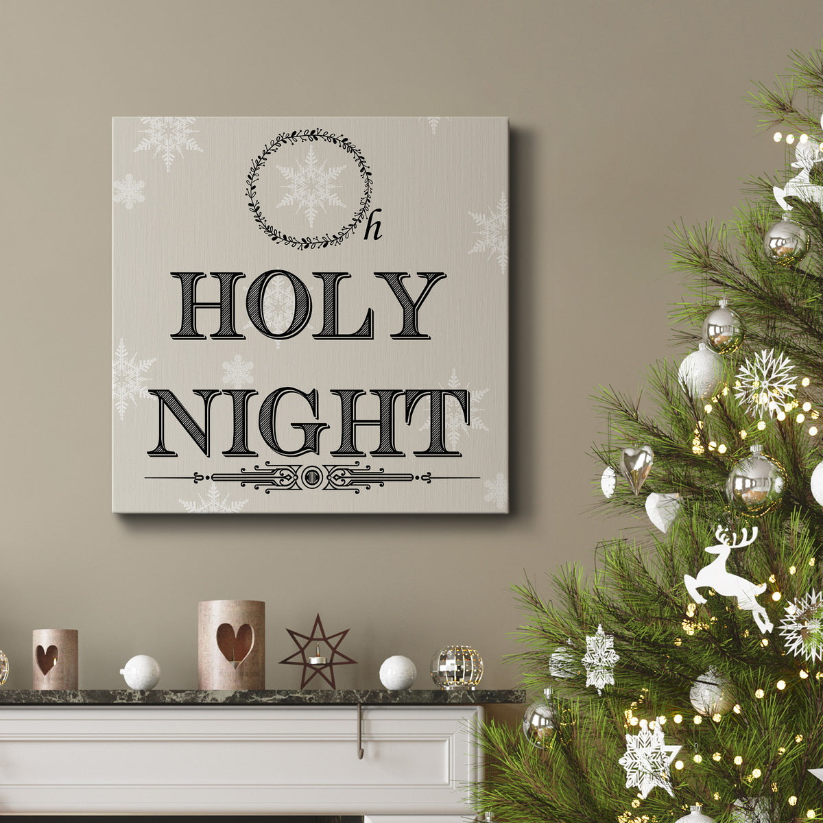 Oh Holy Night-Premium Gallery Wrapped Canvas - Ready to Hang