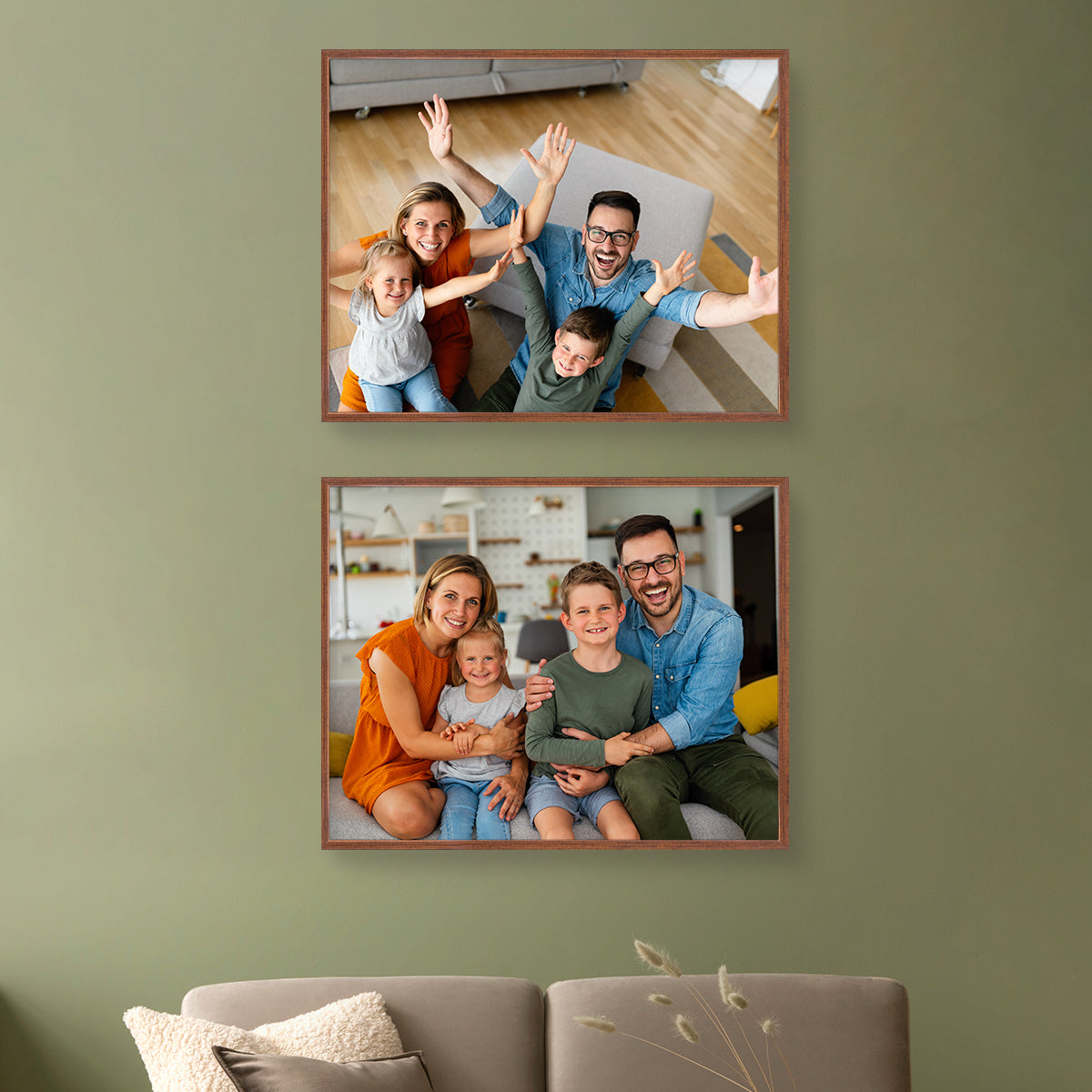 Set of 2 Restickable Custom Framed Photos - 28" x 22"