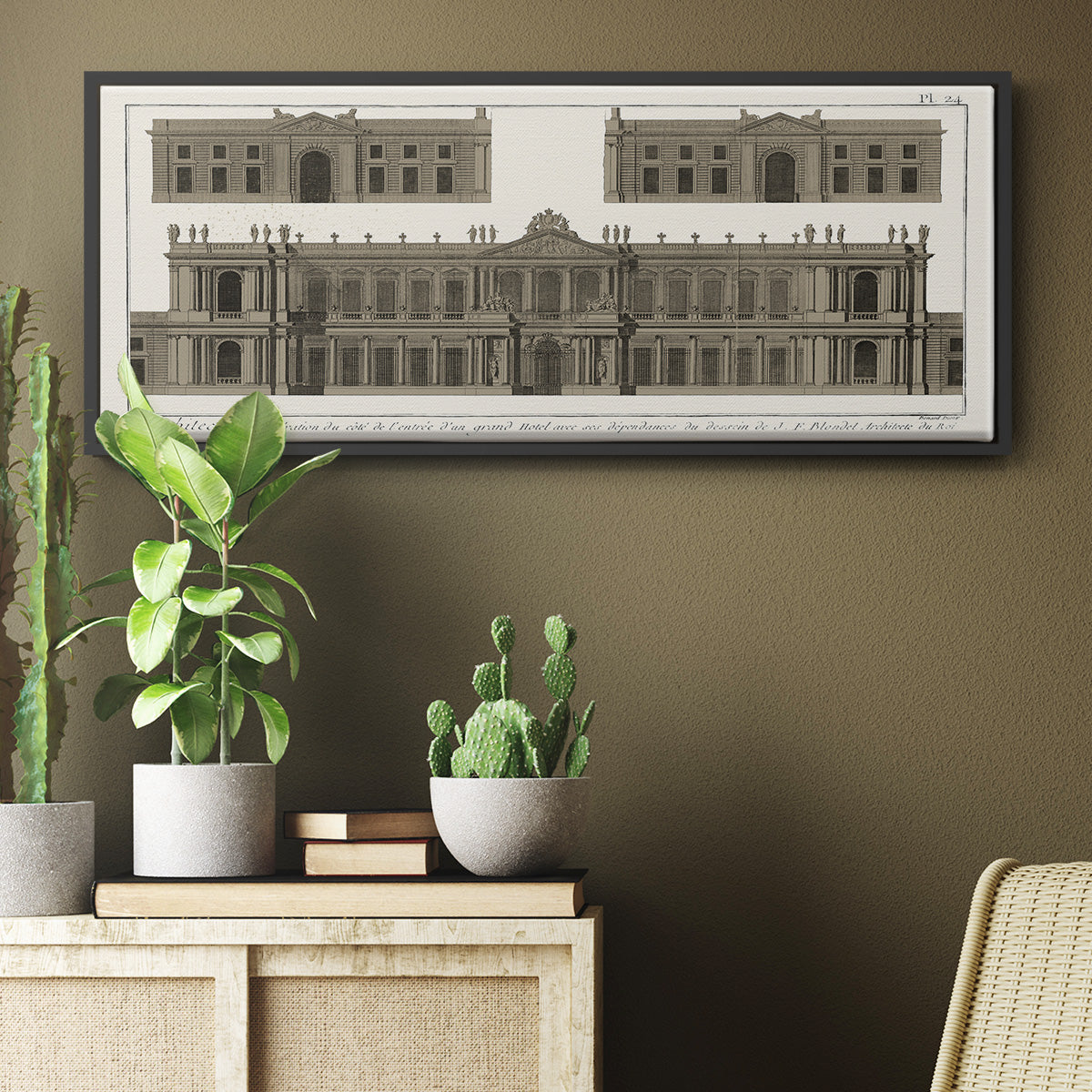 Buildings & Facades I - Floater Framed Canvas Print
