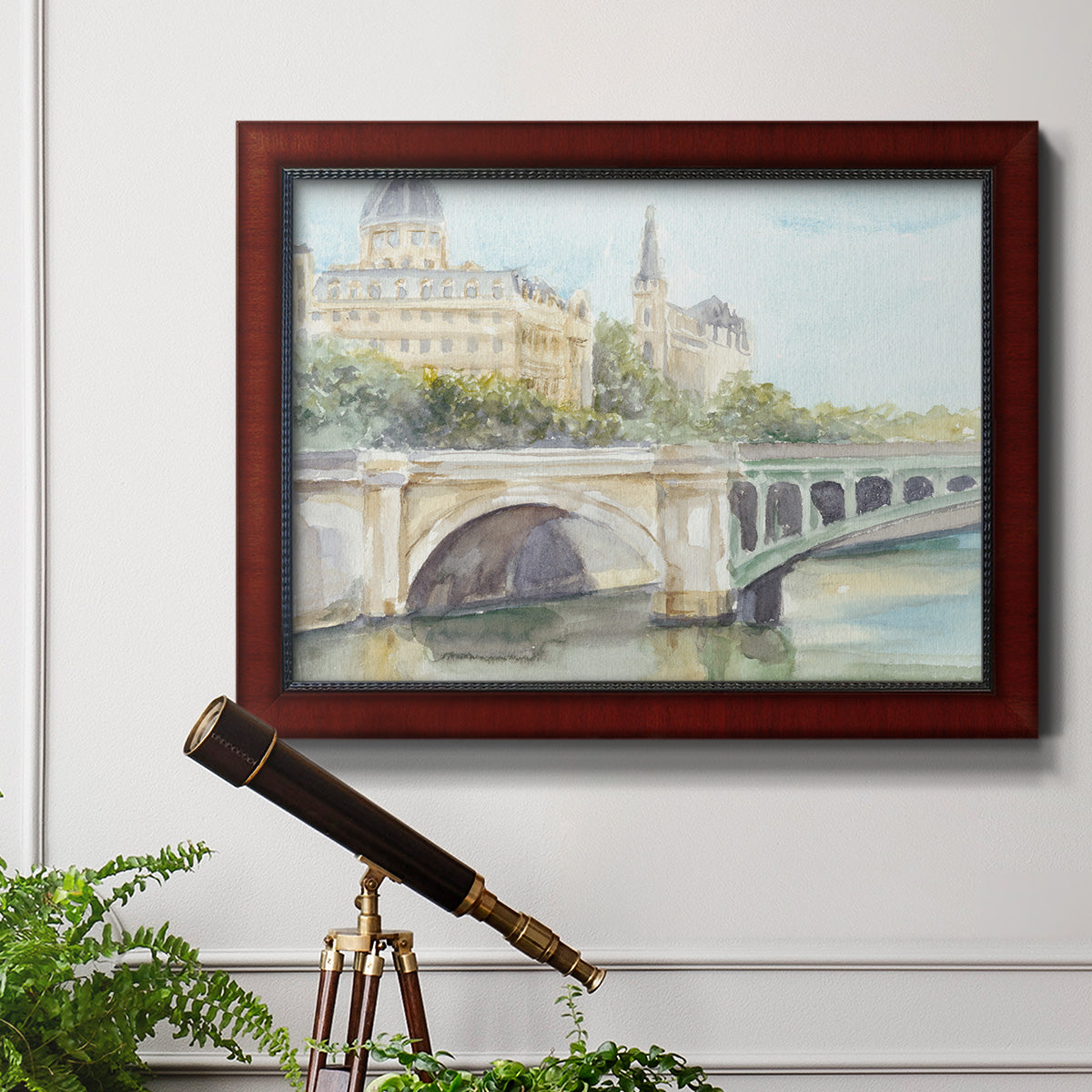 French Bridge Study IV Premium Framed Canvas- Ready to Hang