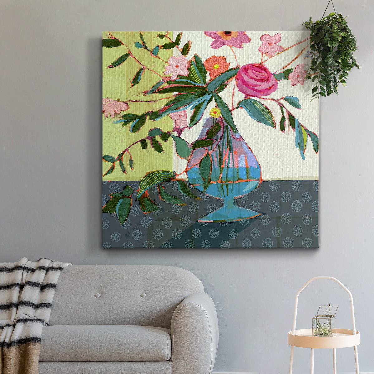 Fanciful Flowers II  - Canvas Art Print