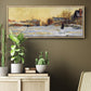 Snow Effect, The Street in Argentuil, 1875 - Floater Framed Canvas Print