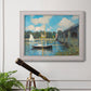 The Road Bridge At Argenteuil - Ornate Framed Canvas Print