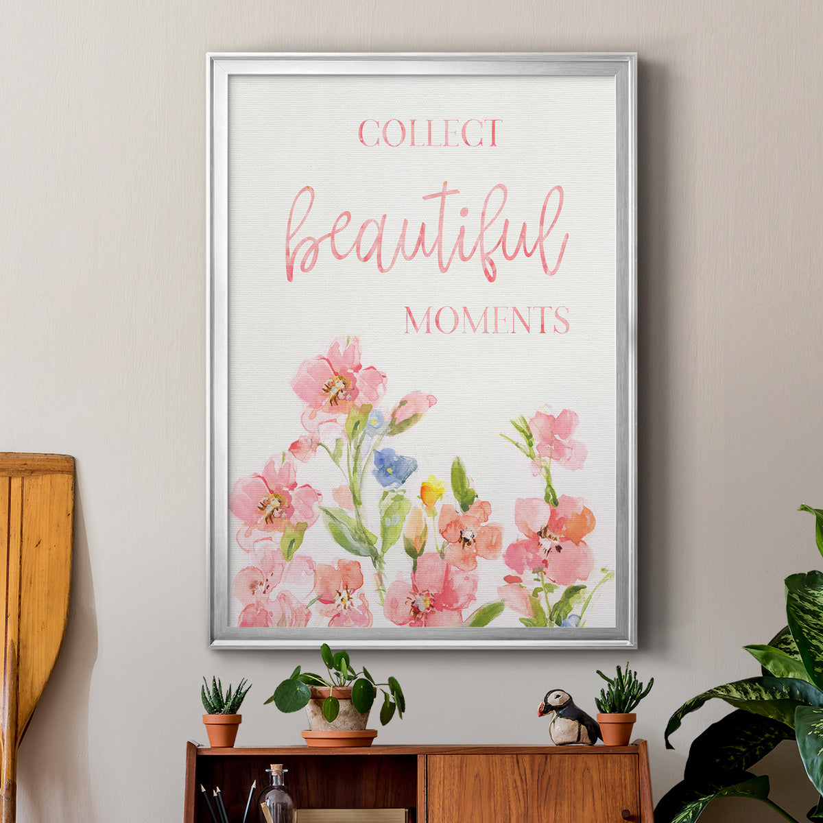 Beautiful Moments - Modern Framed Canvas Print