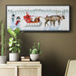 Santa's Snowmen Collection D - Floater Framed Canvas Print