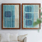 Blue Blue Horizon I - Premium Framed Canvas 2 Piece Set - Ready to Hang