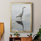 Heron - Modern Framed Canvas Print